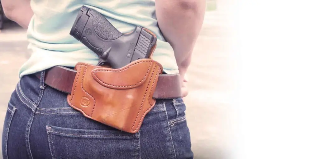 Leather concealed carry belt