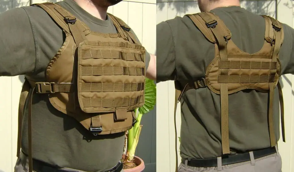 Custom Plate Carrier utilizing two SAPI side plates